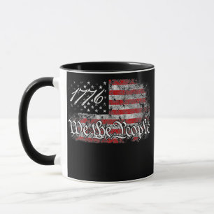 Mug We The People 1776 Independence Day Vintage 4e