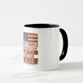 Mug We the People Reread Flag Quote (Devant droit)