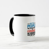 Mug We the People Will Never Forget the Cowards (Devant gauche)