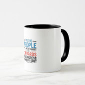 Mug We the People Will Never Forget the Cowards (Devant droit)