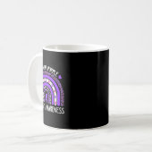 Mug We Wear Purple Leopard Rainbow For Epilepsy Awaren (Devant gauche)