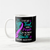 Mug Wear Teal Purple In Memory Of My Uncle Suicide Awa (Gauche)