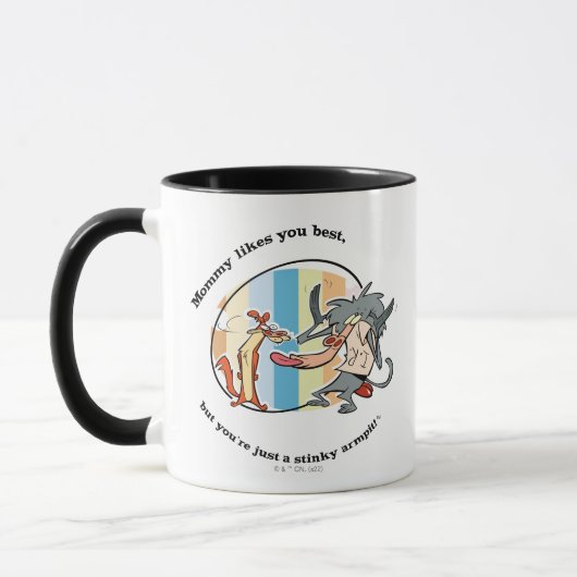 Mug Weasel & Baboon "Maman aime mieux que toi" (Gauche)