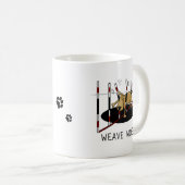 Mug Weave Woes - agilité amusant coincé chien oops (Devant droit)