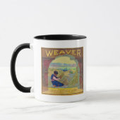 Mug Weaver Orange LabelPiru, CA (Gauche)