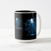 Mug Web Black & Blue Spider personnalisé (Devant droit)