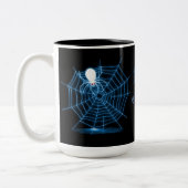 Mug Web Black & Blue Spider personnalisé (Gauche)