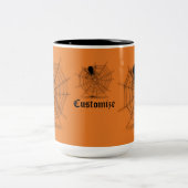 Mug Web Black & Orange Spider personnalisé (Centre)