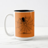 Mug Web Black & Orange Spider personnalisé (Gauche)