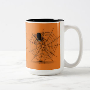Mug Web Black & Orange Spider personnalisé