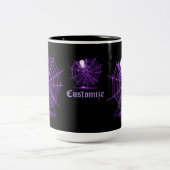 Mug Web Black & Purple Spider personnalisé (Centre)