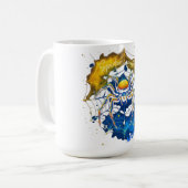 Mug Web de l'araignée ukrainienne - Fabriqué pour la p (Devant gauche)