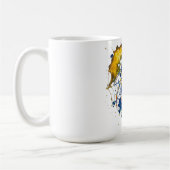 Mug Web de l'araignée ukrainienne - Fabriqué pour la p (Gauche)