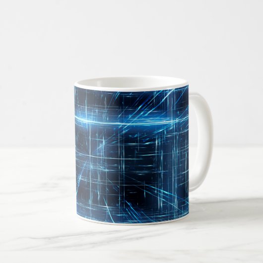 Mug Web network light points of light (Devant droit)