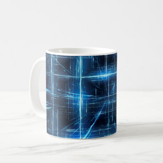 Mug Web network light points of light (Devant gauche)