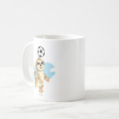 Mug Webkinz | Meerkat jouant au football 2 (Devant gauche)