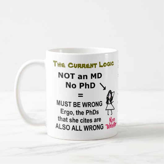 Mug Webster rose n'est pas une DM ou un PhD (Gauche)