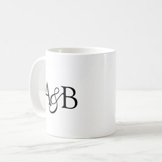 Mug Wedding Ampersand (Devant gauche)