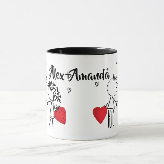 Mug Wedding, jour de Valentine (Centre)