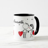 Mug Wedding, jour de Valentine (Devant droit)