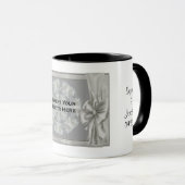 Mug Wedding Photo Silver Personalized (Devant droit)