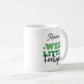 Mug Wee Little Hooligan | Fête de la Saint-Patrick cus (Devant droit)