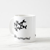 Mug Weedalua convoqué noir (Devant gauche)