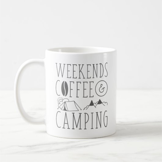 Mug Week-End Café Et Camping (Gauche)