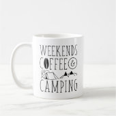 Mug Week-End Café Et Camping (Gauche)