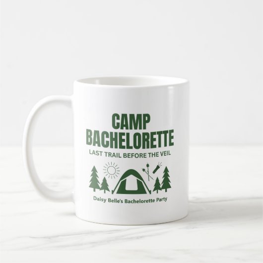Mug Week-end de célibataire au Modern Green Camp (Gauche)