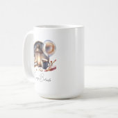 Mug Week-end de célibataire de la mariée de camping (Devant gauche)