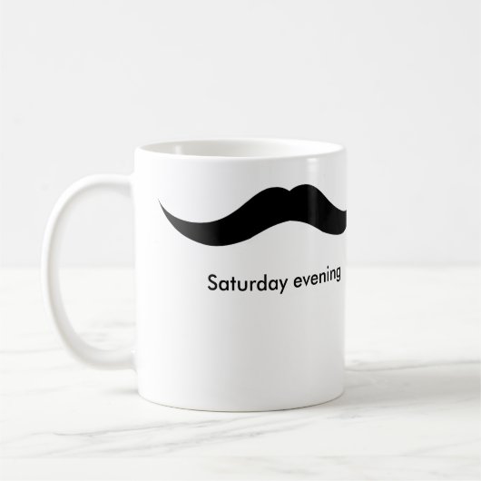 Mug week-end de moustache (Gauche)