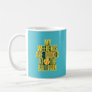 Mug Week-end de softball amusant au stade de sports