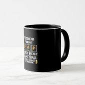 Mug Week-End Prévision Basketball Et Bière (Devant droit)