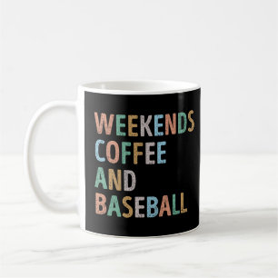 Mug Week-ends Café et maman de baseball