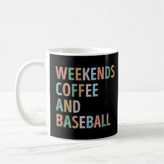 Mug Week-ends Café et maman de baseball