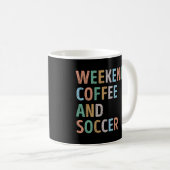 Mug Week-ends Café et Soccer Maman (Devant droit)