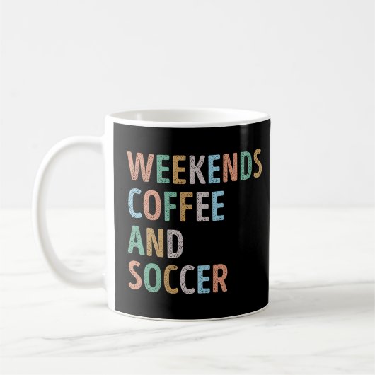 Mug Week-ends Café et Soccer Maman (Gauche)