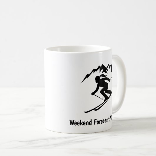 Mug "Weekend Forecast: Vertical" (Devant droit)