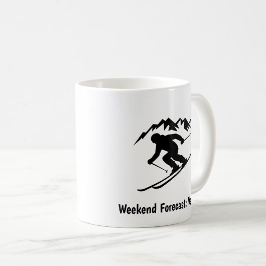Mug "Weekend Forecast: Vertical" (Devant droit)