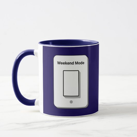 Mug Weekend Mode Toggle Minimal UI Design (Gauche)