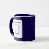 Mug Weekend Mode Toggle Minimal UI Design (Devant gauche)