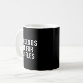 Mug Weekends Are For Waffles - Pular Funny Food Quote  (Devant gauche)
