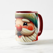 Mug Weihnachtsmann Papai Noel Baba Saint Nicholas Kris (Devant droit)