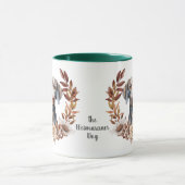 Mug Weimaraner Chien Automne Wreath (Centre)