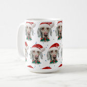 Mug Weimaraner Dog Breed Christmas Stars (Devant gauche)