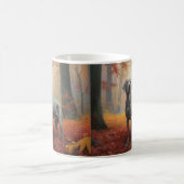 Mug Weimaraner en automne Leaves automne Inspire (Centre)