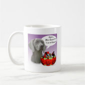 Mug Weimaraner Halloween Candy (Gauche)