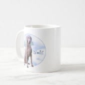Mug Weimaraner Noel (Devant gauche)