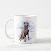 Mug Weimaraner Noel (Gauche)